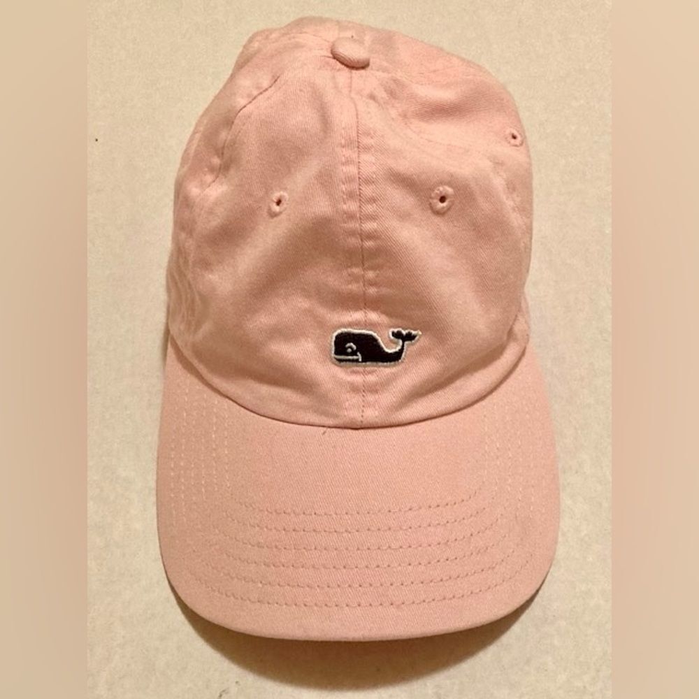 Vineyard Vines Light Pink Strapback Baseball Hat Cap Adjustable Size Preppy